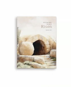 Image of He Is Not Here For He is Risen Canvas Wall Art