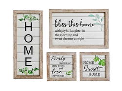 Image of 4 pc Assorted Woodgrain Frame Set (Home)