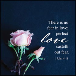 Image of Plaque – Perfect Love 6’x6”