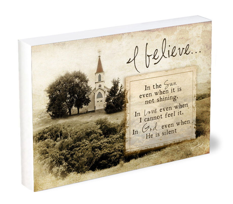 Image of Shelfie Sitter I Believe 4×5