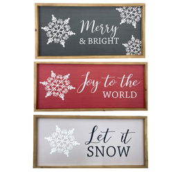 Image of Christmas Signs Assorted