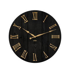 Image of Black & Gold UltraTone Clock 28’x28′