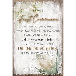 Image of First Communion Plaque