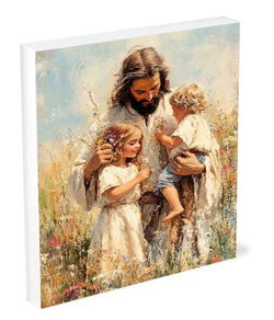 Image of Shelfie Sitter Jesus Loves the Little Children 4×5
