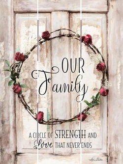 Image of Pallet Art Our Family 9×12