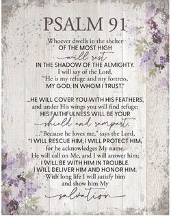 Image of Psalm 91 – 11.75X15