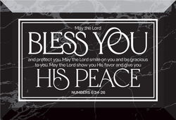 Image of May The Lord Bless  – Glass 4X6