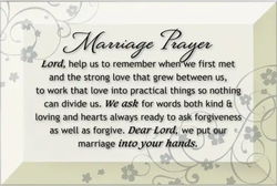 Image of Marriage Prayer – Glass 4X6