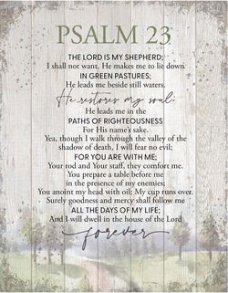 Image of Psalm 23 – 11.75X15