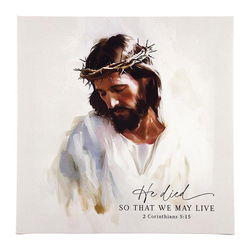Image of The Way The Truth The Life Collection Canvas – He Died