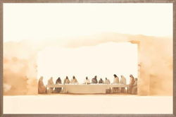 Image of Farmhouse Brown The Last Supper 24×36