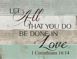 Image of Pallet Art Be Done In Love 20×30