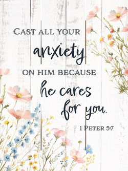 Image of Pallet Art He Cares For You 20×30