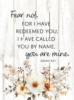 Image of Pallet Art For I Redeemed You 16×20