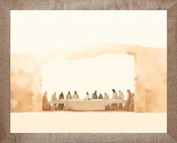 Image of Farmhouse Brown The Last Supper 8×10