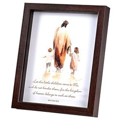 Image of Framed Art Let The Little Children Come