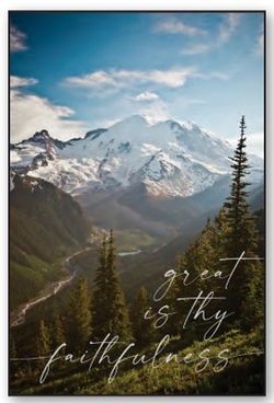 Image of 18′ x12′ Plaque – Great is Thy Faithfulness