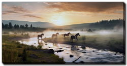 Image of Grazing at Twilight 20’x40′