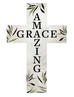 Image of Wall Cross-Amazing Grace