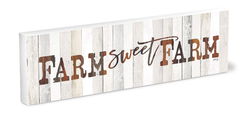 Image of Shelfie Sitter Farm Sweet Farm (white) 3×9