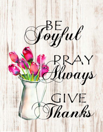 Image of Pallet Art Be Joyful (white) 9×12