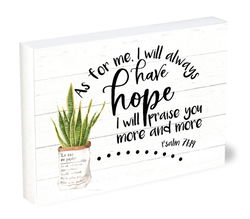 Image of Shelfie Sitter I will Praise you 4×5