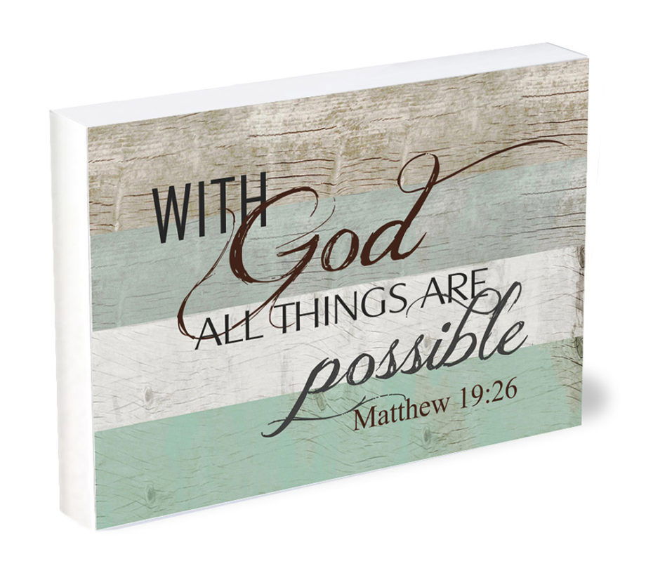 Image of Shelfie Sitter With God 4×5