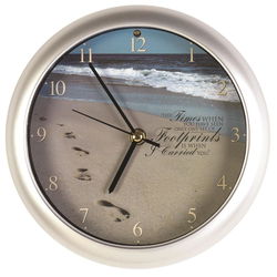 Image of Footprints Musical Wall Clock 8′