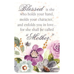 Image of Mother Blessed Is She Pocket Card