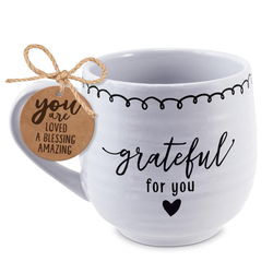 Image of Coffeecup Textured Grateful 18 oz