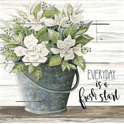 Image of Pallet Art Every Day is a Fresh Start 10×10