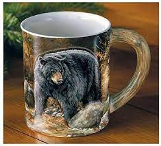 Image of Sculpted Mug Autumn Streamside 16 oz.