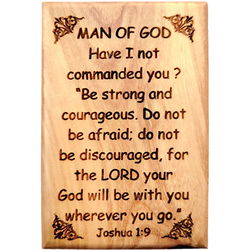 Image of Man of God Olive Wood Magnet