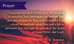 Image of St. Benedict Prayer: Pass Along Cards