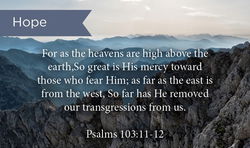 Image of Hope Psalms 103: Pass Along Cards