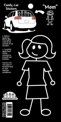 Image of FAMILY CAR STICKERS- MOM