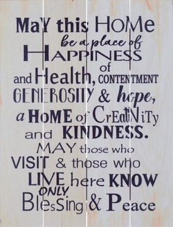 Image of Pallet Art Blessing and Peace 9×12