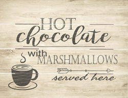 Image of Pallet Art Hot Chocolate 9×12