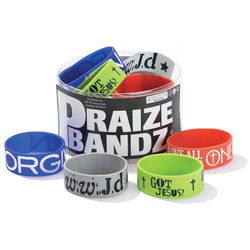 Image of Bracelet Silicone Forgiven WWJD Assorted