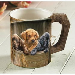 Image of Sculpted Mug All Hands on Deck – Labs 16 oz.