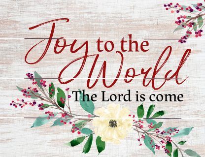 Image of Pallet Art Joy to the World 9×12