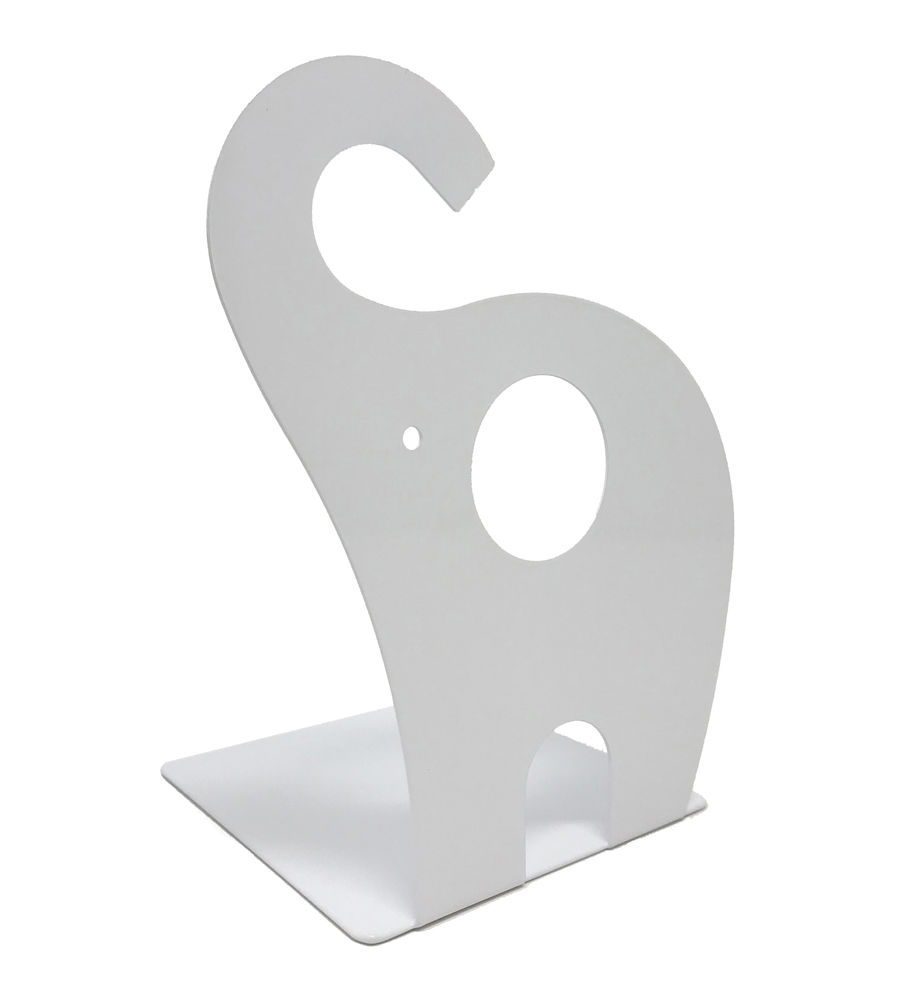 Image of Book Ends White Elephant Set of 2
