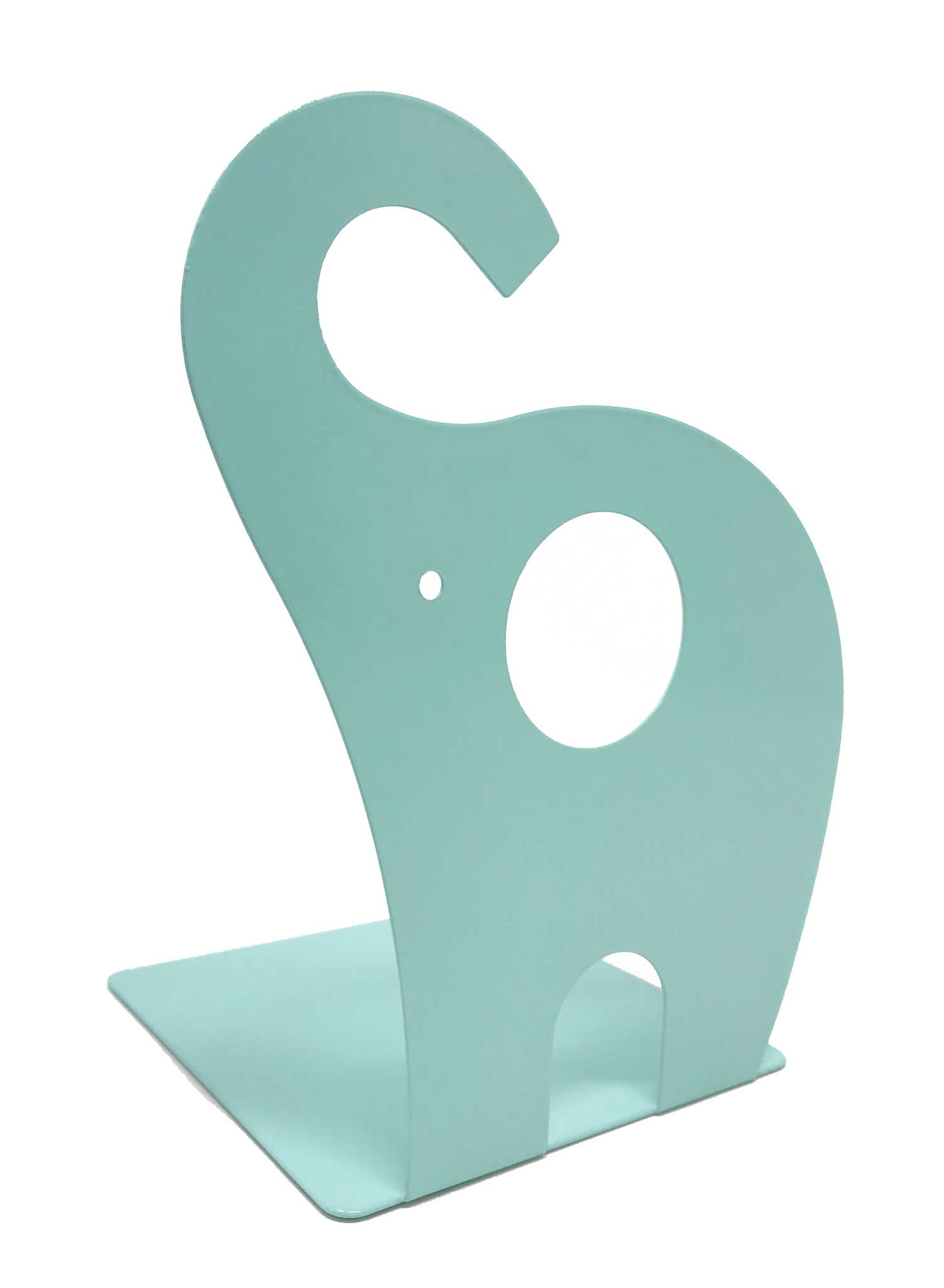 Image of Book Ends Blue Elephant Set of 2
