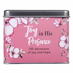 Image of Devotional Cards in a Tin Joy in His Presence