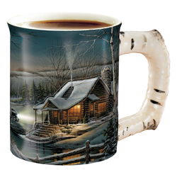 Image of Sculpted Mug Evening with Friends 16 oz