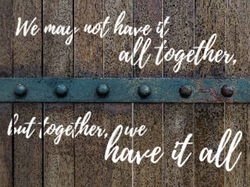 Image of Cutting Board Glass We May not Have it All Together, But