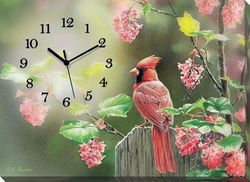Image of Canvas Clock Springtime Sunbreak 13′ x 18”