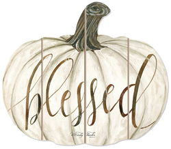 Image of Shaped Pallet Art Blessed 10×12