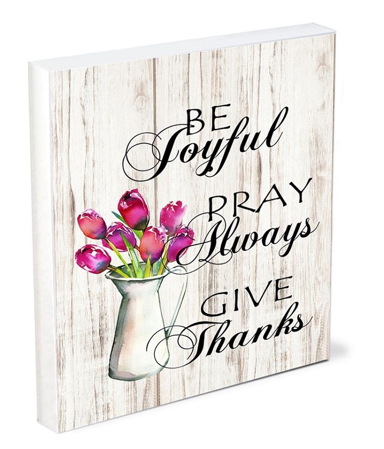 Image of Shelfie Sitter Be Joyful (white) 4×5