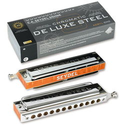 Image of Harmonica Chromatic De Luxe Steel C